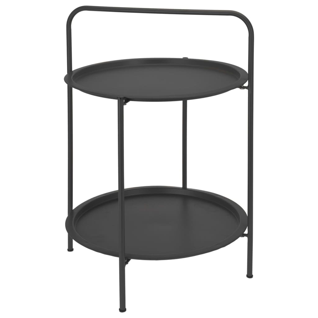 PROGARDEN Round Table Dark Gray Mate 50x66 cm