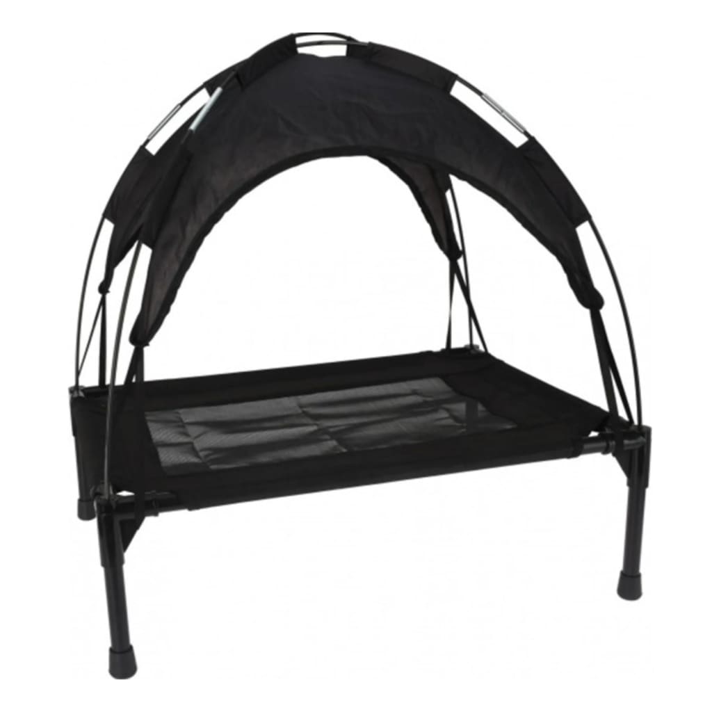 Pets Collection Cama/carpa para mascotas negro 60x45 cm