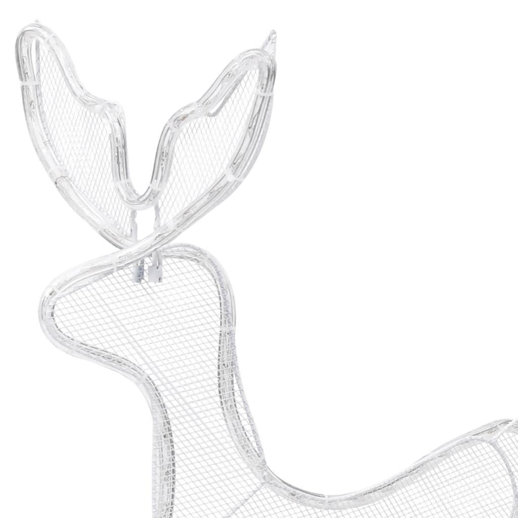 Renos y trineo de navidad con malla 648 led v5798 - Vetonek