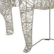 Renos y trineo decoración de Navidad 60 LEDs dorado jardín - Vetonek