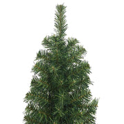 Árbol de navidad artificial delgado y soporte pvc verde 240 cm v1515 - Vetonek