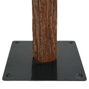 Árbol de navidad delgado madera auténtica y piñas pvc 210 cm v1614 - Vetonek