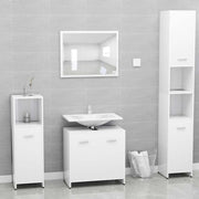 Conjunto de muebles de baño madera contrachapada blanco v5537 Vetonek