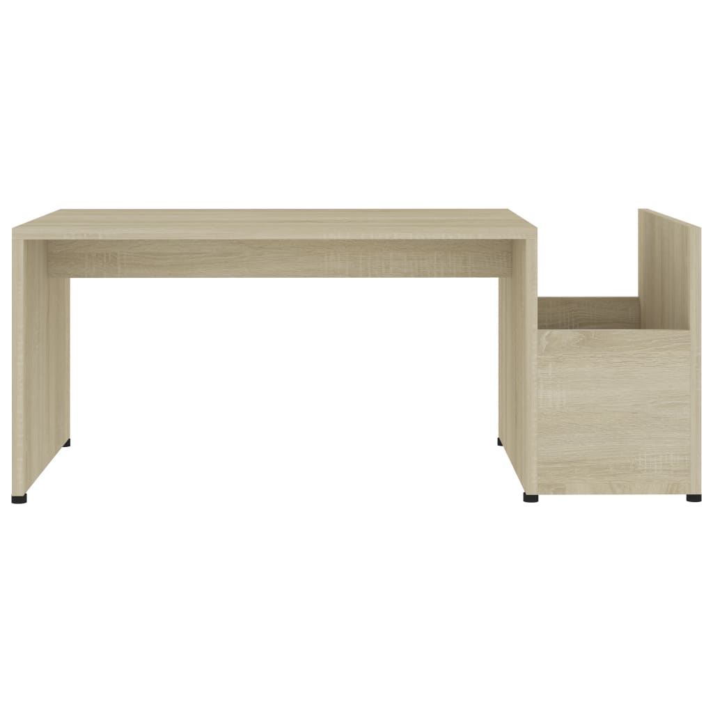 Mesa de centro madera color roble 90x45x35 cm vidaXL