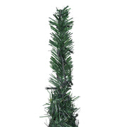 Árbol de navidad emergente preiluminado con luces verde 210 cm v7944 Vetonek