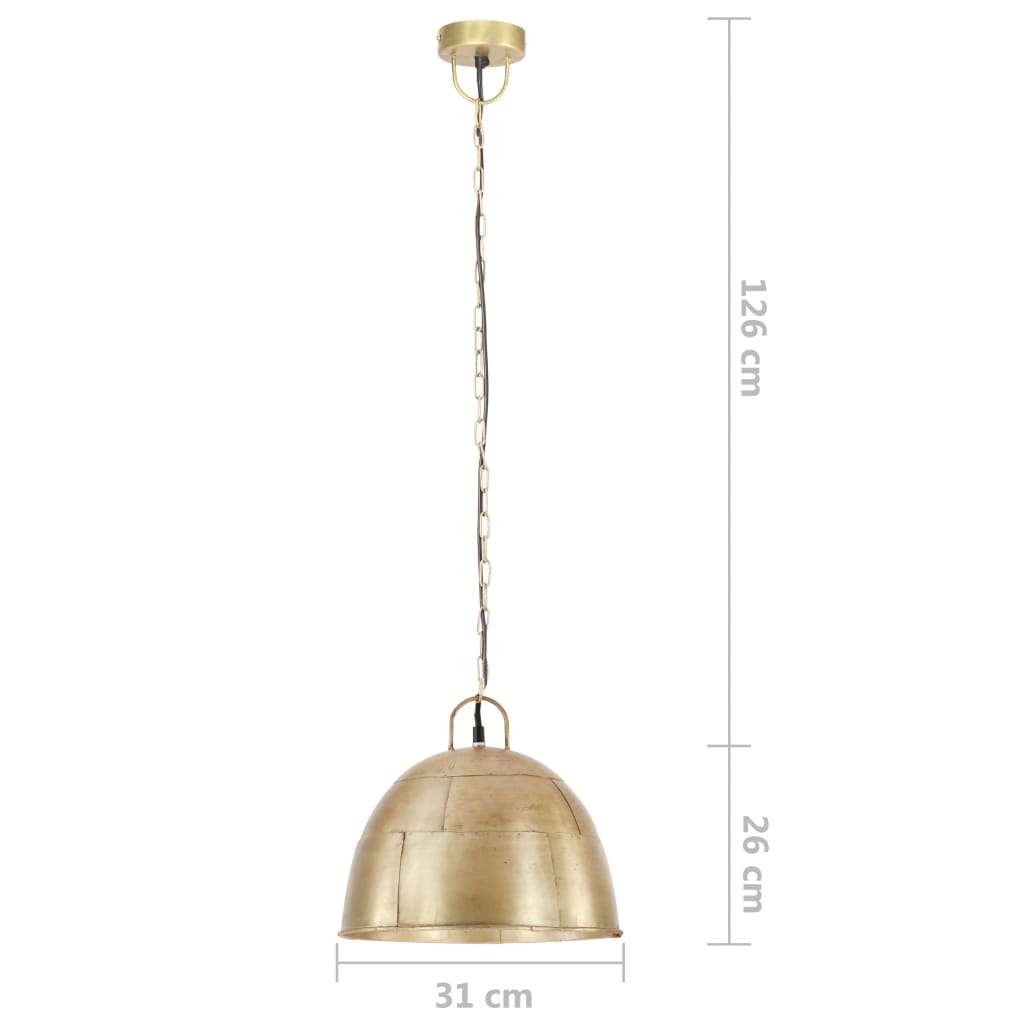 Lampe suspendue vintage 25 W Brass 31 cm E27