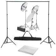 Kit de estudio fotográfico con set de luces y fondo V8094 Vetonek