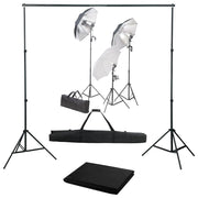 Kit de estudio fotográfico con set de luces y fondo V8117 Vetonek