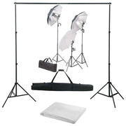 Kit de estudio fotográfico con set de luces y fondo V8124 Vetonek