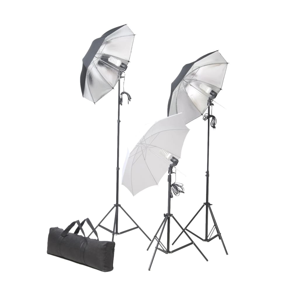 Kit de estudio fotografía con set de luces y fondo