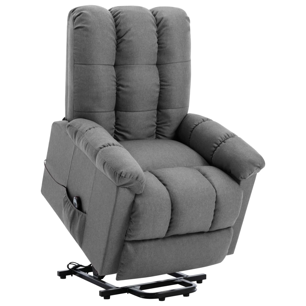 Vetonek Sillón elevable tela gris claro