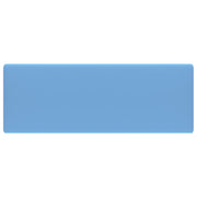 Vetonek Lavabo cuadrado rebosadero cerámica azul claro mate 41x41 cm