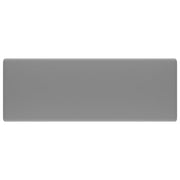 Vetonek Lavabo cuadrado rebosadero cerámica gris claro mate 41x41 cm