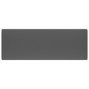 Vetonek Lavabo lujoso cuadrado rebosadero cerámica gris oscuro 41x41 cm