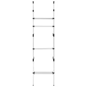 Sistema di armadi telescopici con ripiani in alluminio v1710 - Vetonek
