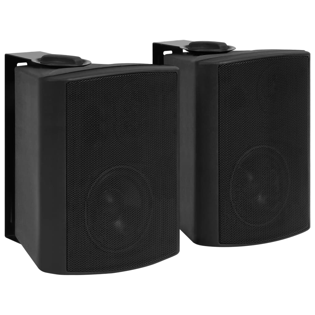 Vetonek Altavoces estéreo de pared 2 uds negro interior exterior 100 W