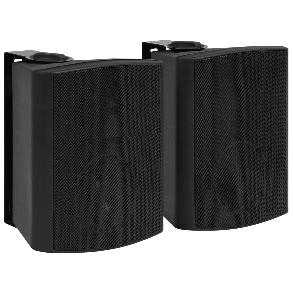 Vetonek Altavoces estéreo de pared 2 uds negro interior exterior 120 W