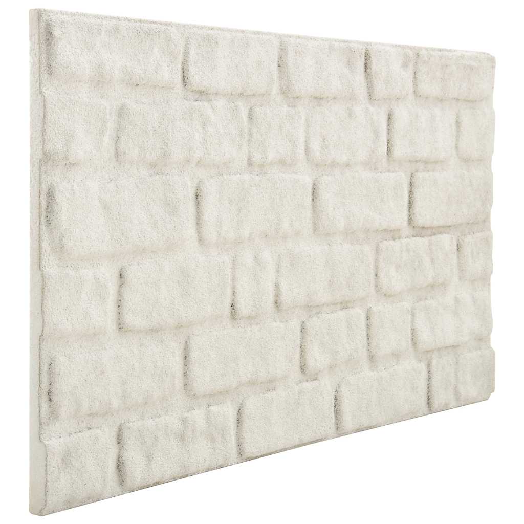 3D -Wandpaneele Brick Design 10 UDS EPS Blanco V03