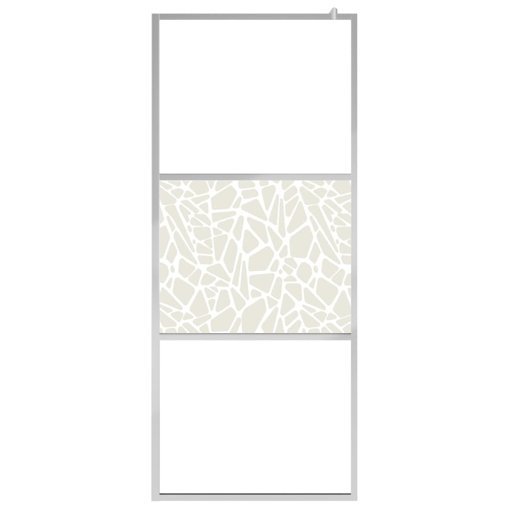 Verre d'écran de douche accessible Design ESG Piedras 90x195 cm