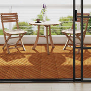 Terrace tiles 10 pcs solid acacia wood 30x30 cm v5410 Vetonek