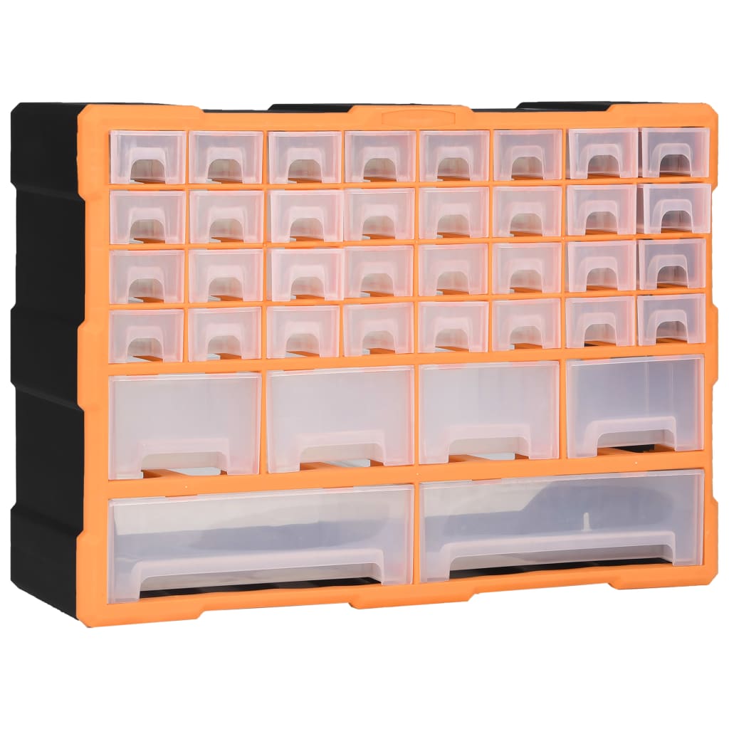 Vetonek Organizador multicajones con 38 cajones 52x16x37,5 cm