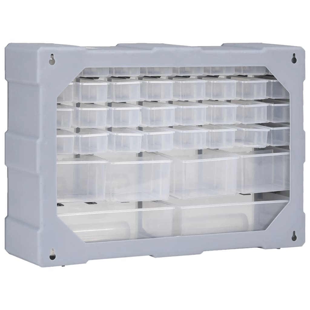 Organizador multicajones con 38 cajones 52x16x37,5 cm - Vetonek