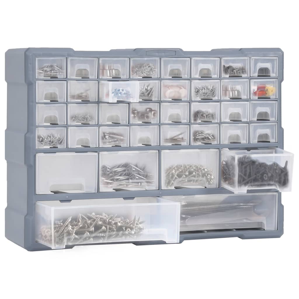 Organizador multicajones con 38 cajones 52x16x37,5 cm vidaXL