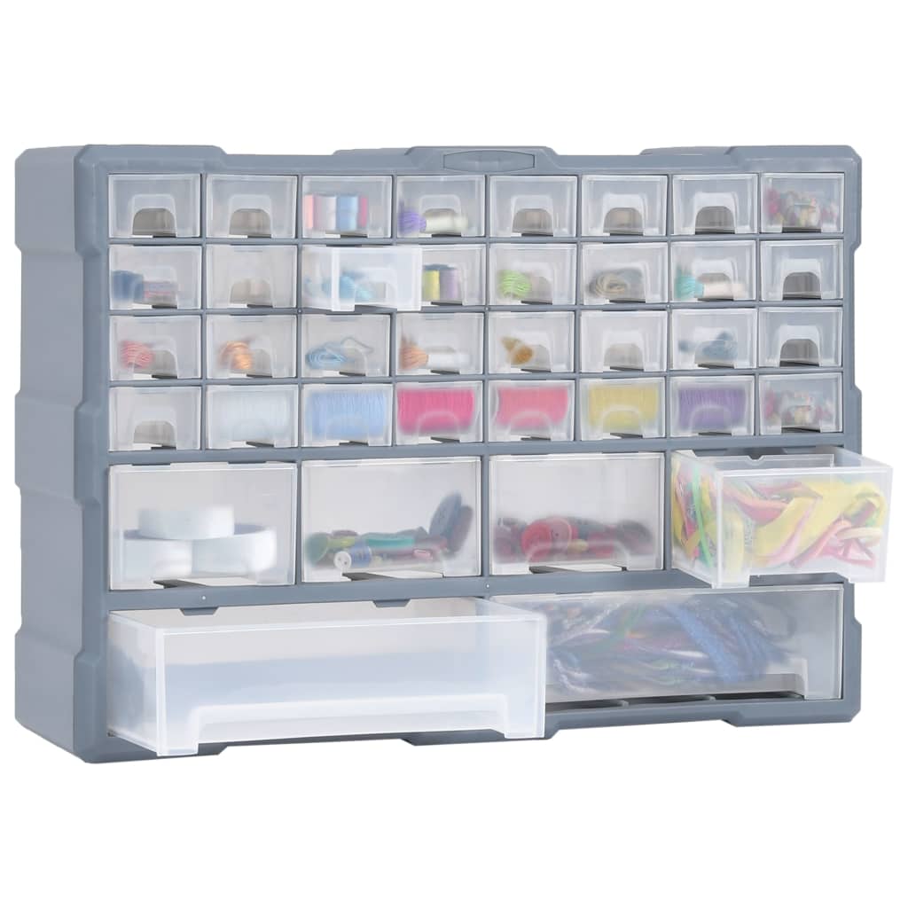 Organizador multicajones con 38 cajones 52x16x37,5 cm vidaXL