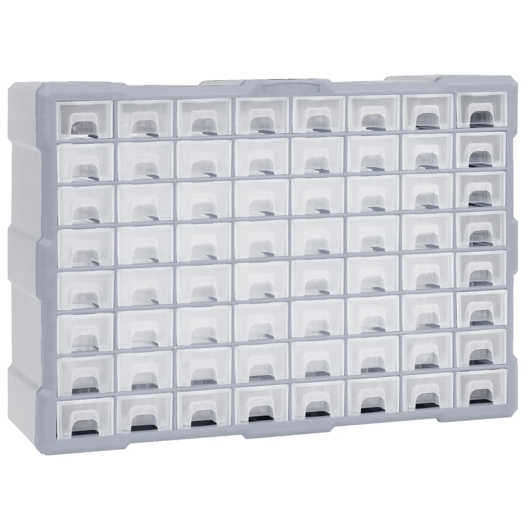 Vetonek Organizador multicajones con 64 cajones 52x16x37,5 cm