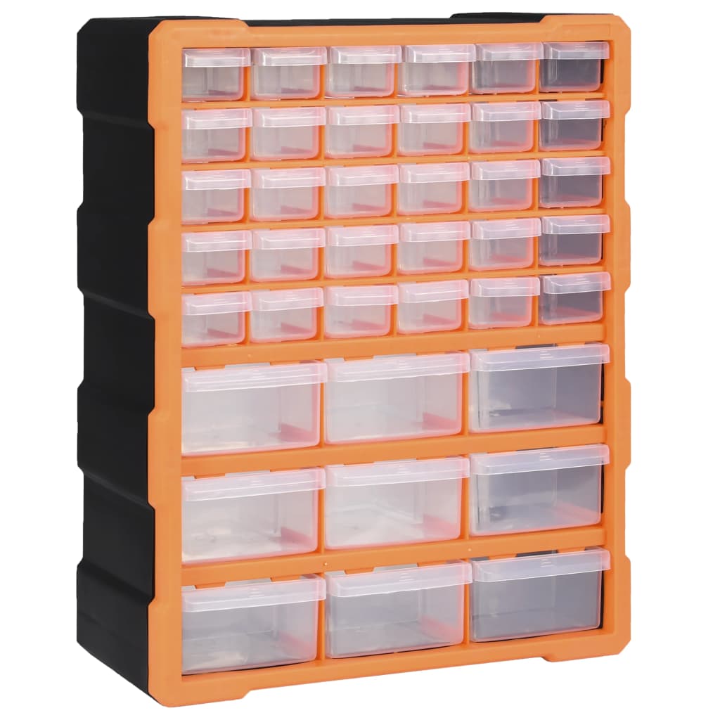 Vetonek Organizador multicajones con 39 cajones 38x16x47 cm