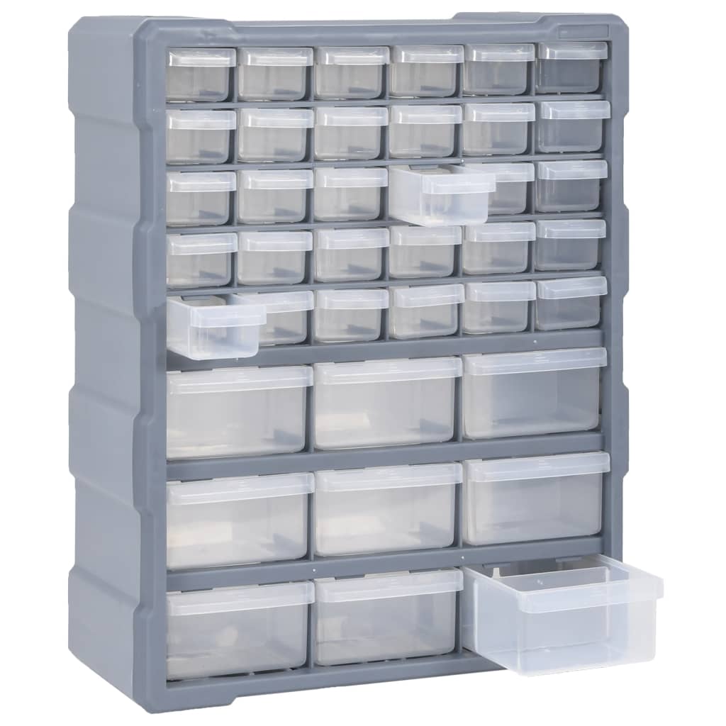 Organizador multicajones con 39 cajones 38x16x47 cm vidaXL