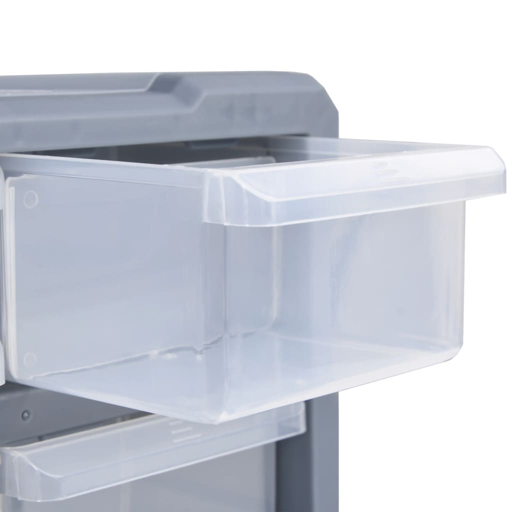 Organizador multicajones con 39 cajones 38x16x47 cm vidaXL