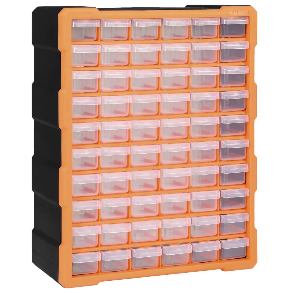 Vetonek Organizador multicajones con 60 cajones 38x16x47,5 cm