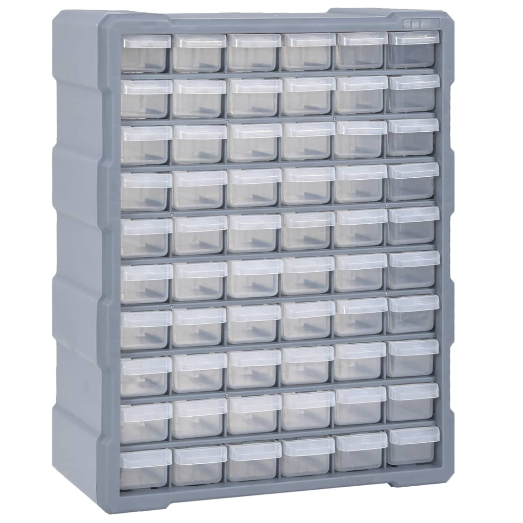 Vetonek Organizador multicajones con 60 cajones 38x16x47,5 cm