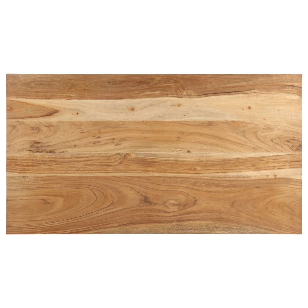 Mesa de centro de madera maciza de acacia 110x60x35 cm