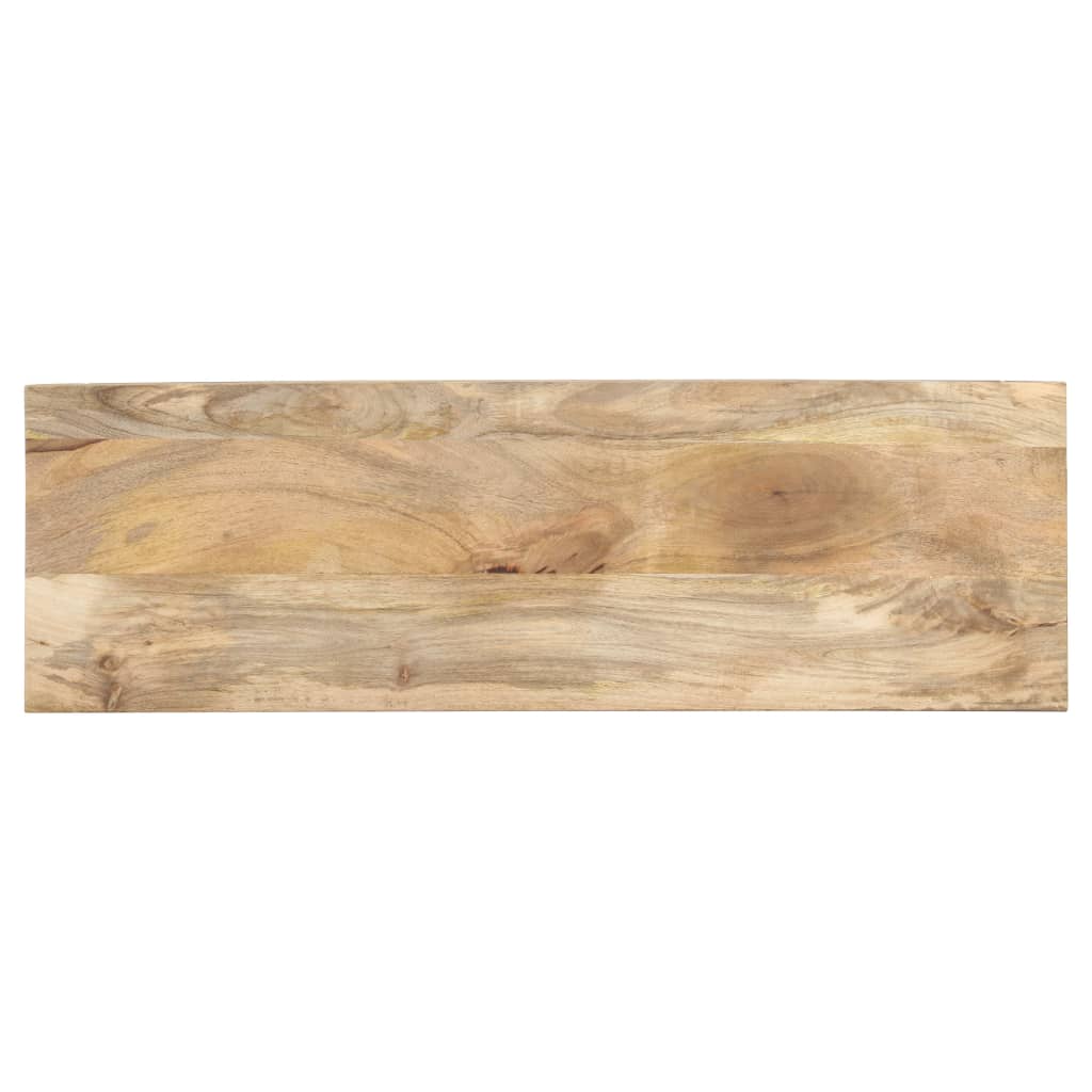 Mesa consola de madera maciza de mango 110x35x75 cm