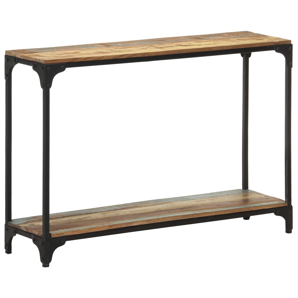 Mesa consola de madera maciza reciclada 110x30x75 cm - Vetonek