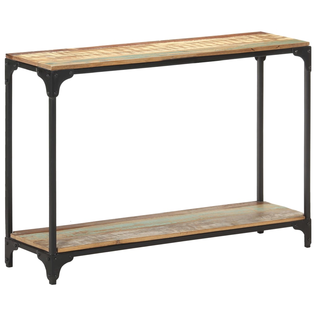 Mesa consola de madera maciza reciclada 110x30x75 cm - Vetonek