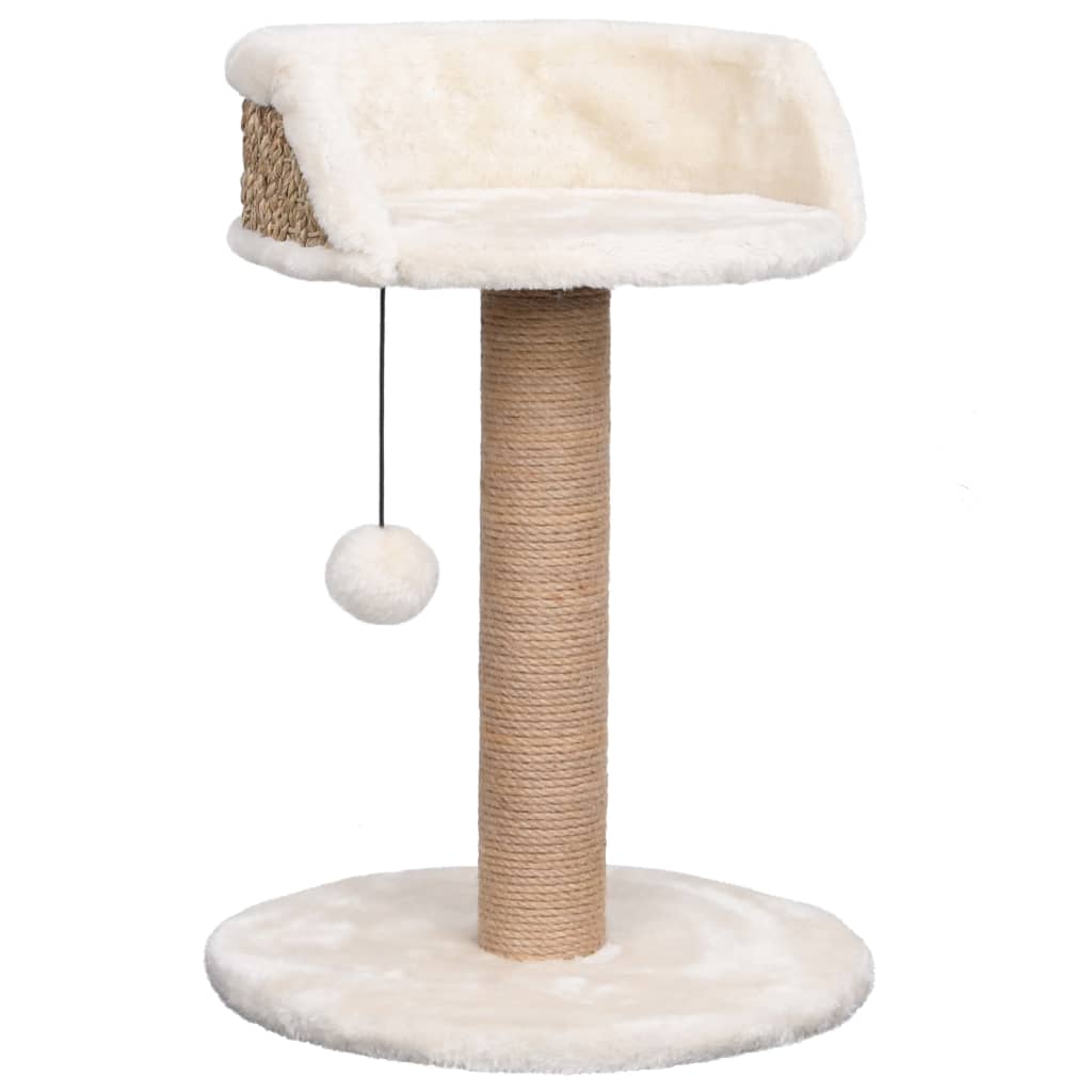 Árbol para gatos con poste rascador hierba marina 49 cm