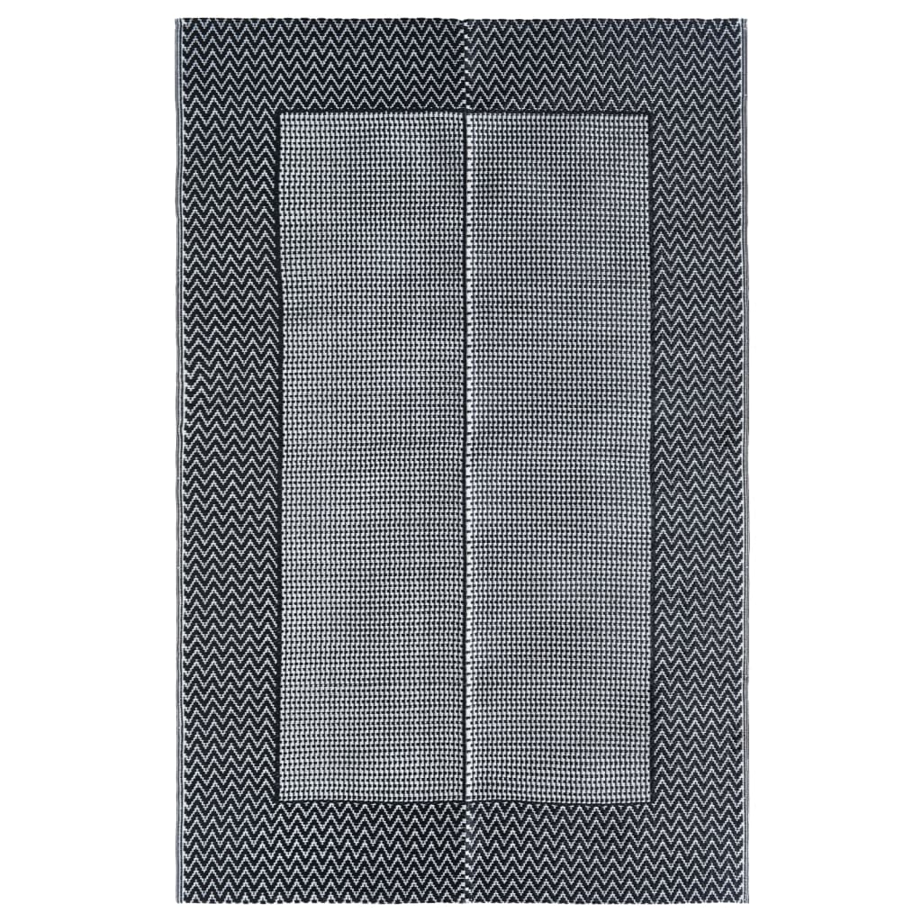 Vetonek Alfombra de exterior PP gris 120x180 cm