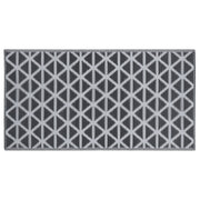 Alfombra exterior arakil negro 160x230 cm pp v4153 Vetonek