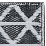 Alfombra exterior arakil negro 160x230 cm pp v4153 Vetonek