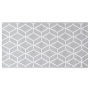 Alfombra de exterior PP gris 160x230 cm - Vetonek