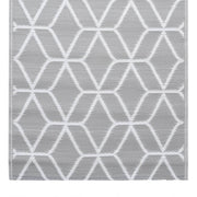 Alfombra de exterior PP gris 160x230 cm - Vetonek