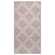 Alfombra exterior arakil marrón 160x230 cm pp v4313 Vetonek