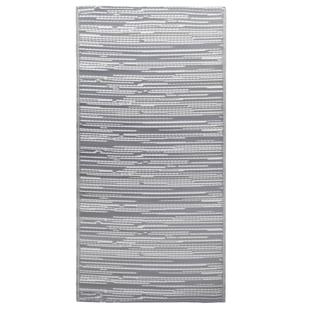 Alfombra exterior arakil pp gris 160x230 cm v4351 Vetonek