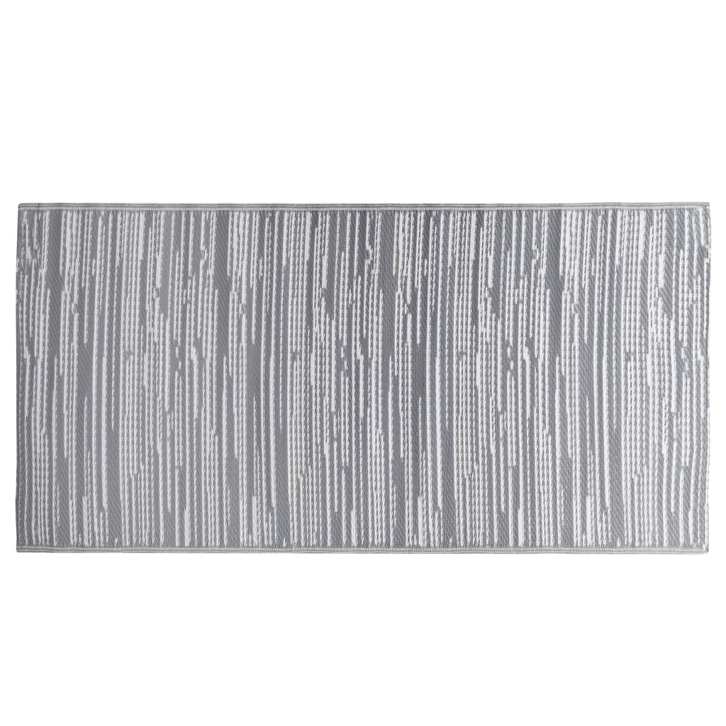 Alfombra exterior arakil pp gris 160x230 cm v4351 Vetonek
