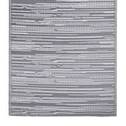 Alfombra exterior arakil pp gris 160x230 cm v4351 Vetonek
