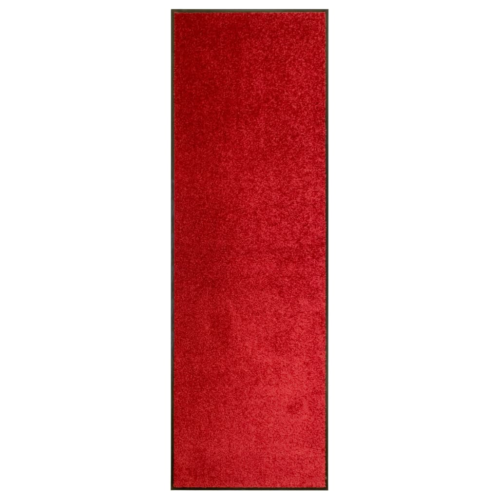 Vetonek Felpudo lavable rojo 60x180 cm