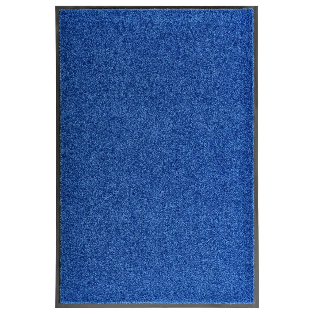 Vetonek Felpudo lavable azul 60x90 cm